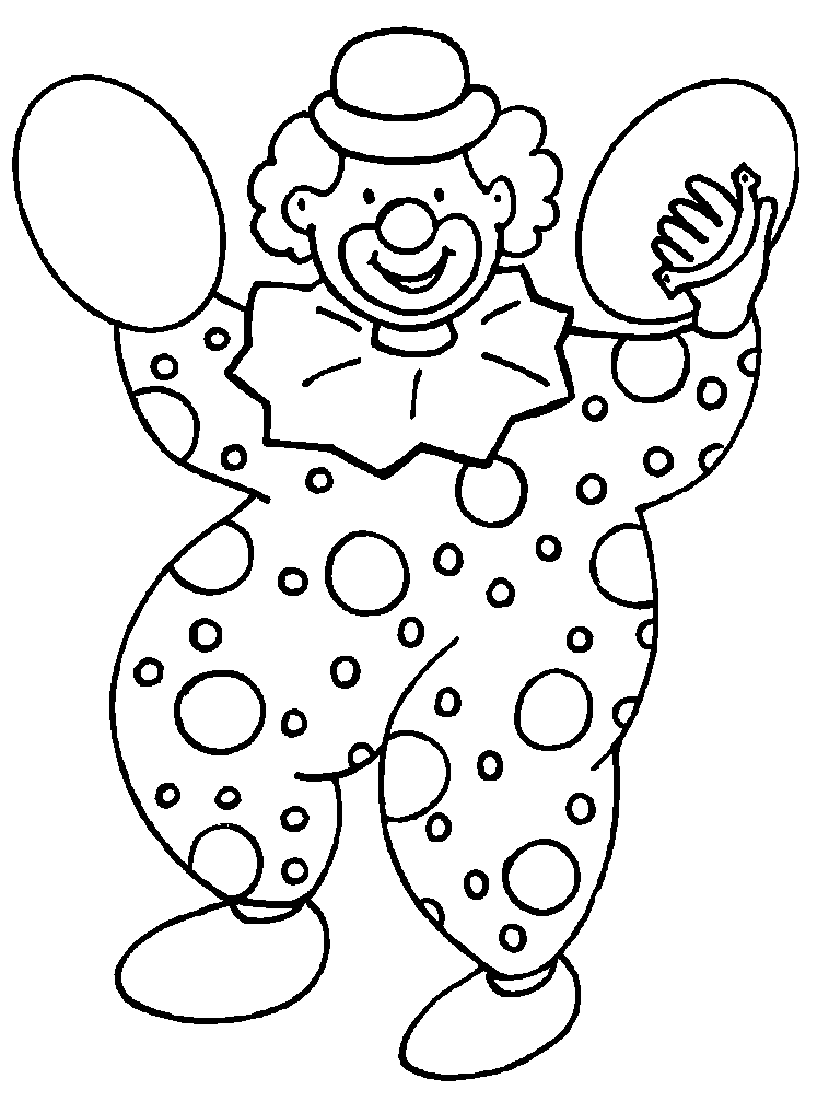Раскраска: клоун (Персонажи) #90909 - Бесплатные раскраски для печати