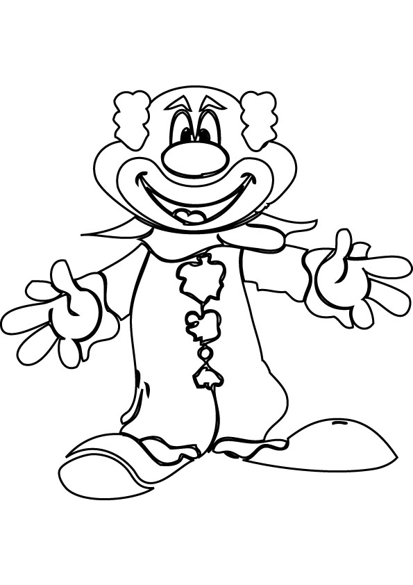 Раскраска: клоун (Персонажи) #90981 - Бесплатные раскраски для печати