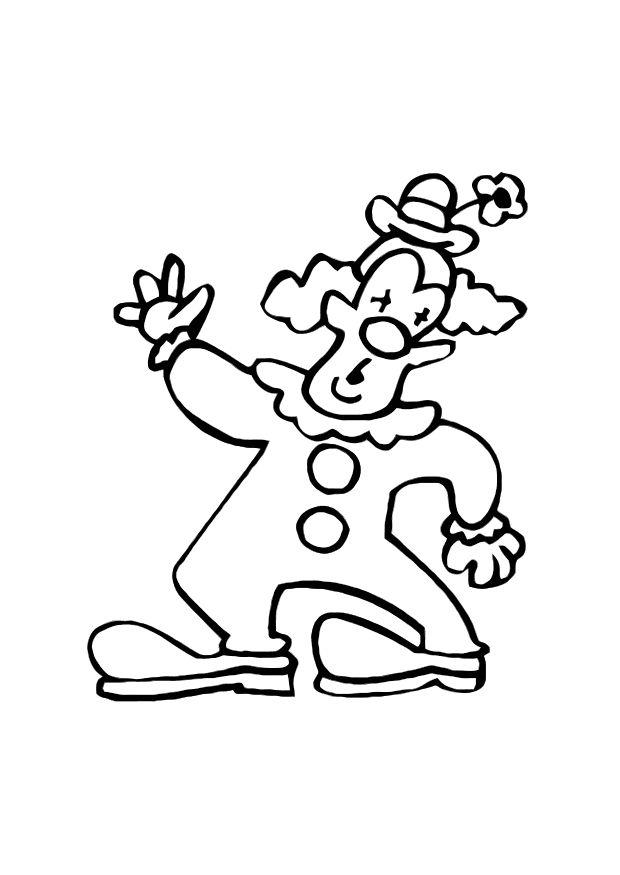 Раскраска: клоун (Персонажи) #90995 - Бесплатные раскраски для печати