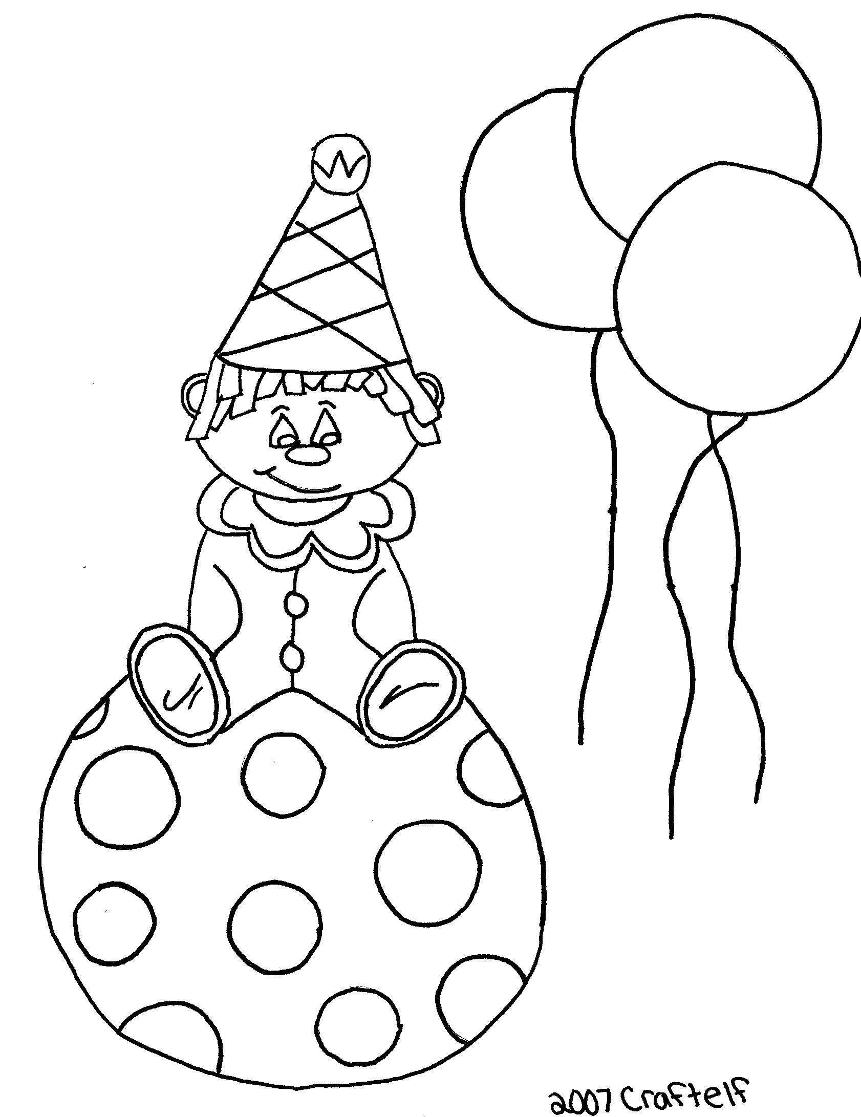 Клоуны раскраска для детей 5 лет