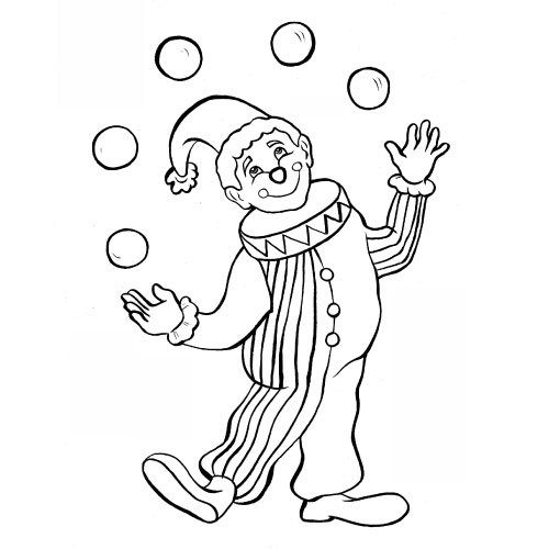 Раскраска: клоун (Персонажи) #91011 - Бесплатные раскраски для печати