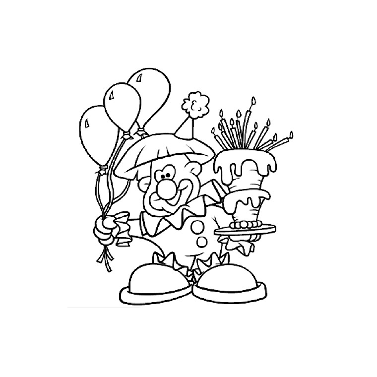 Раскраска: клоун (Персонажи) #91023 - Бесплатные раскраски для печати