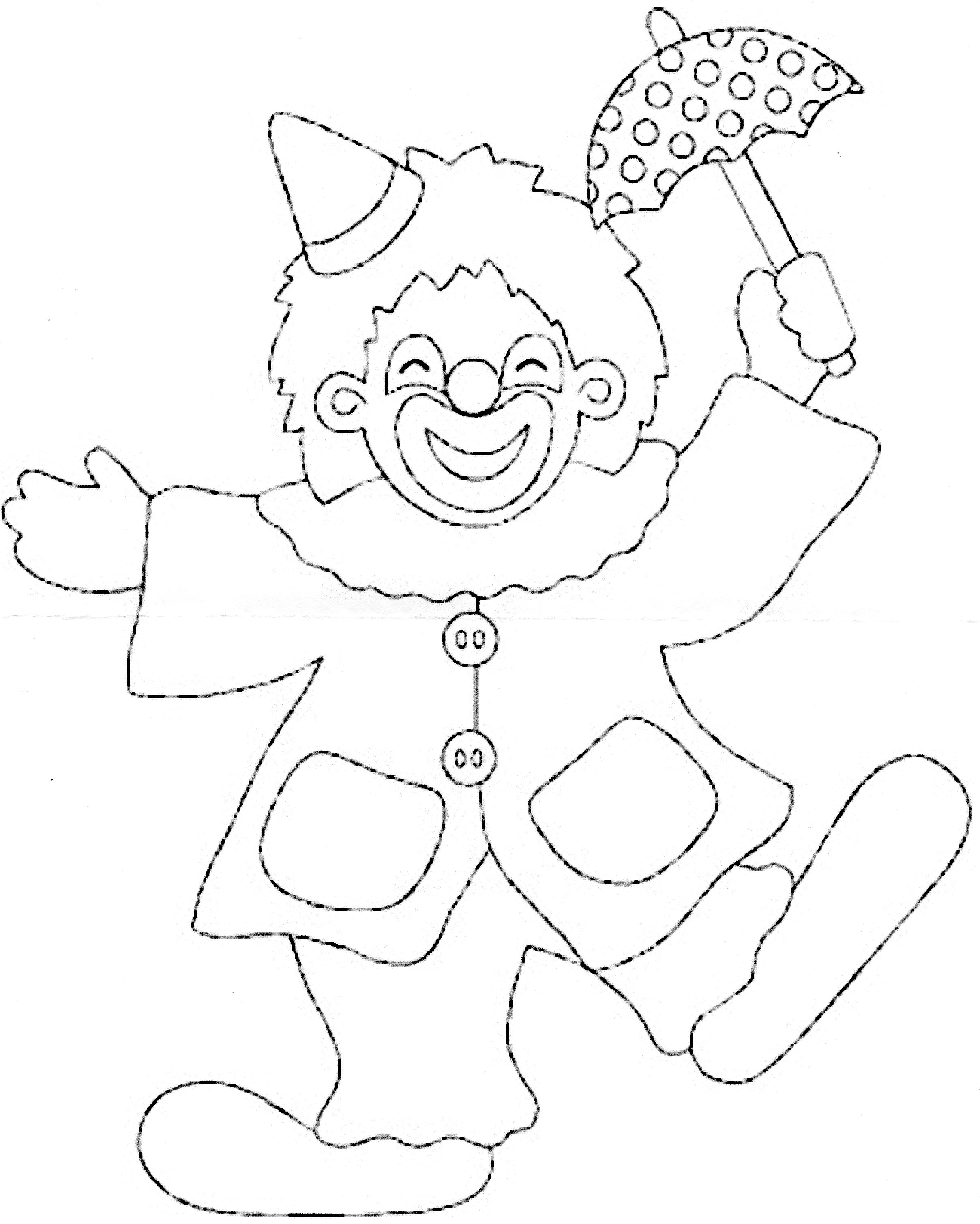 Раскраска: клоун (Персонажи) #91041 - Бесплатные раскраски для печати