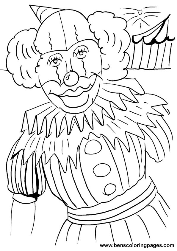 Раскраска: клоун (Персонажи) #91053 - Бесплатные раскраски для печати