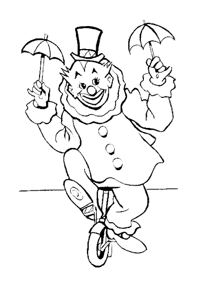 Раскраска: клоун (Персонажи) #91074 - Бесплатные раскраски для печати