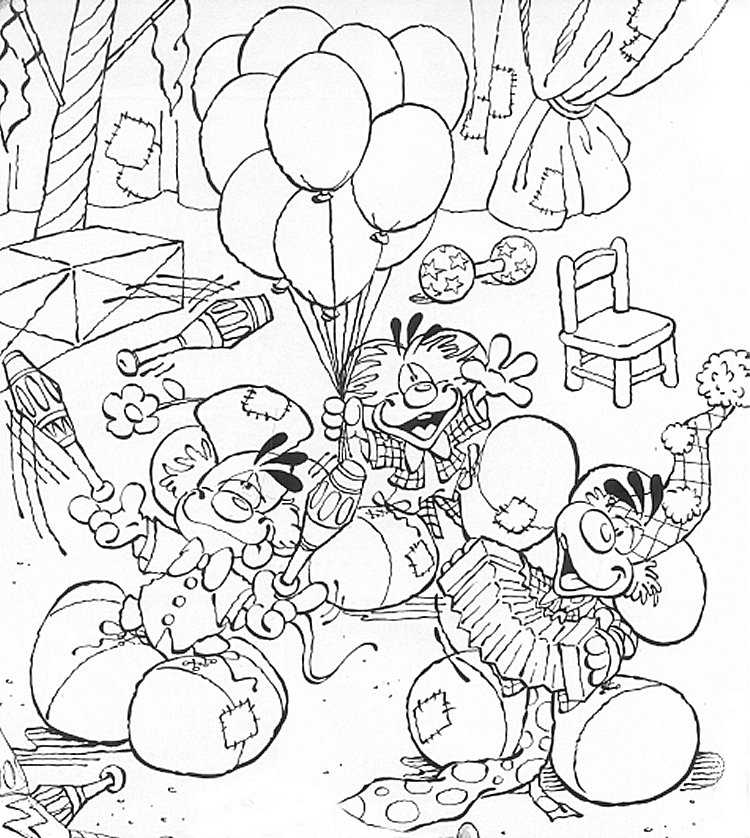 Раскраска: клоун (Персонажи) #91175 - Бесплатные раскраски для печати