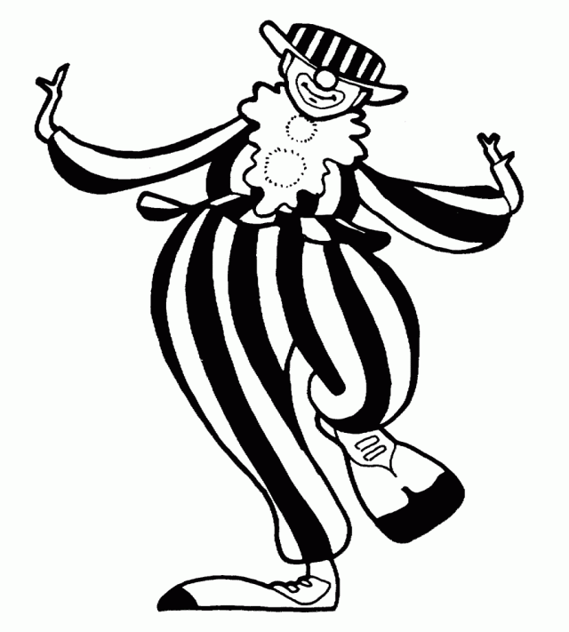 Раскраска: клоун (Персонажи) #91189 - Бесплатные раскраски для печати
