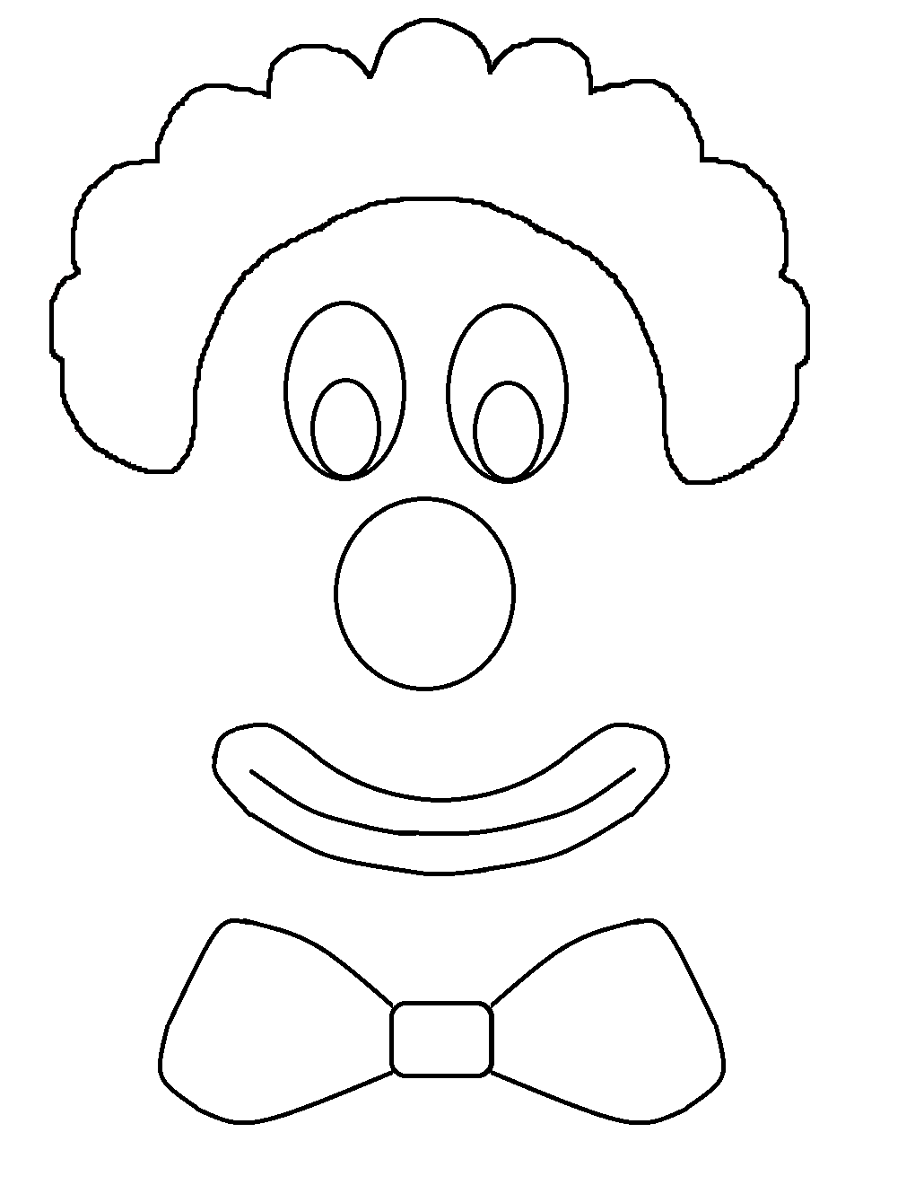 Раскраска: клоун (Персонажи) #91195 - Бесплатные раскраски для печати