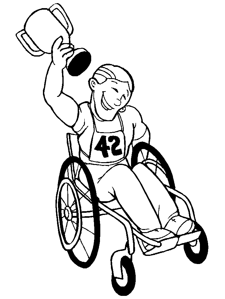 Раскраска: инвалид (Персонажи) #98417 - Бесплатные раскраски для печати