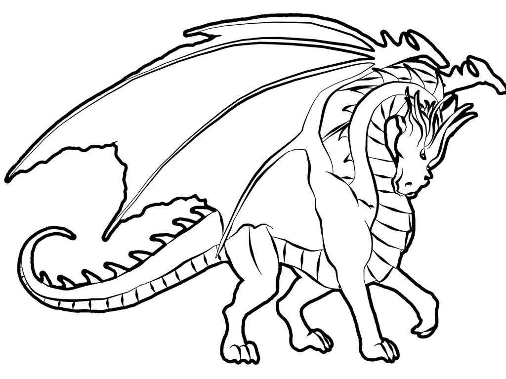 Раскраска: дракон (Персонажи) #148339 - Бесплатные раскраски для печати