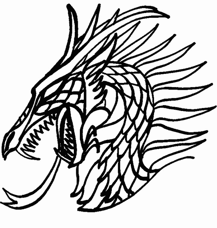 Раскраска: дракон (Персонажи) #148341 - Бесплатные раскраски для печати
