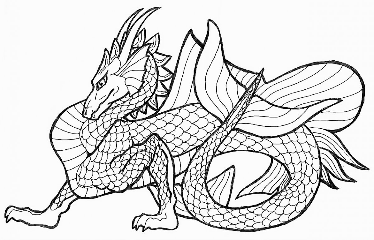 Раскраска: дракон (Персонажи) #148342 - Бесплатные раскраски для печати