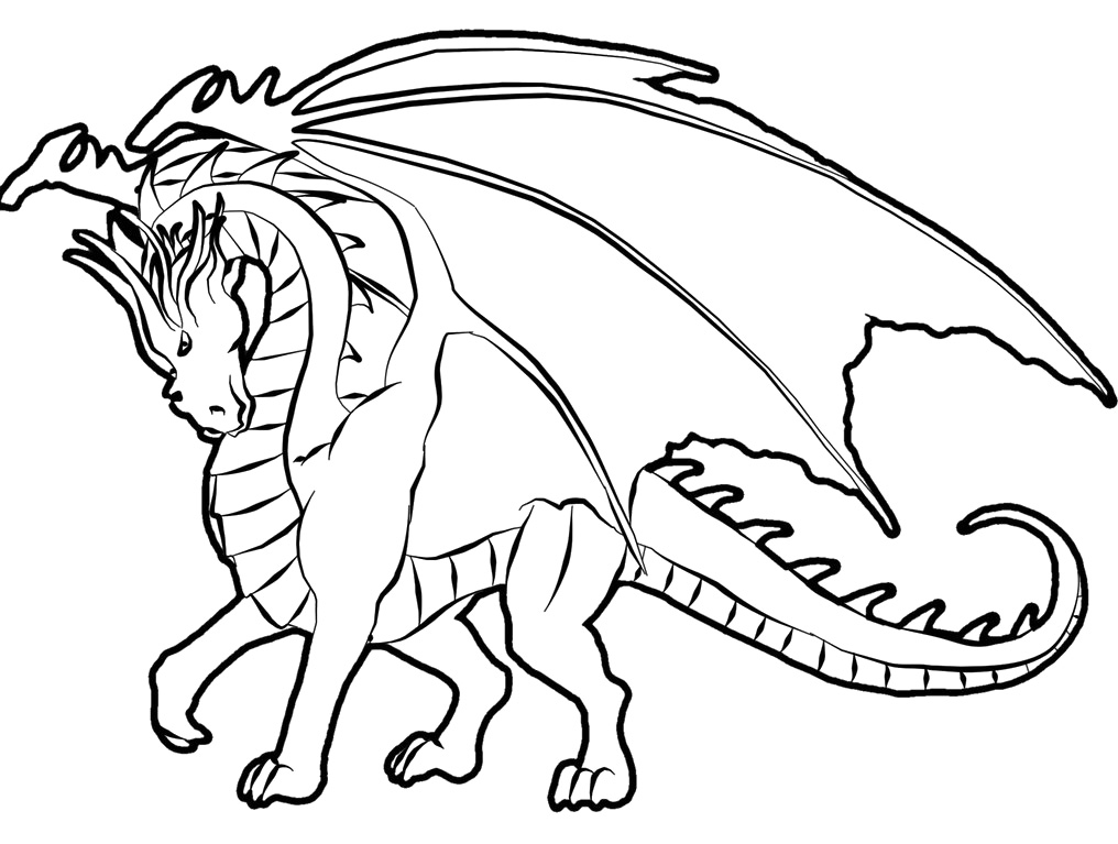 Раскраска: дракон (Персонажи) #148355 - Бесплатные раскраски для печати