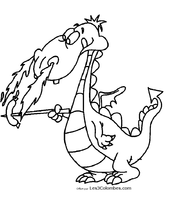 Раскраска: дракон (Персонажи) #148364 - Бесплатные раскраски для печати