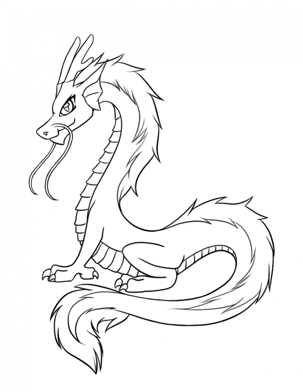 Раскраска: дракон (Персонажи) #148386 - Бесплатные раскраски для печати