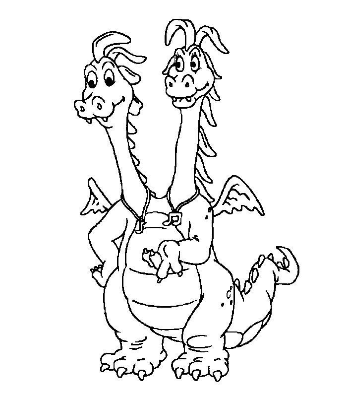 Раскраска: дракон (Персонажи) #148405 - Бесплатные раскраски для печати