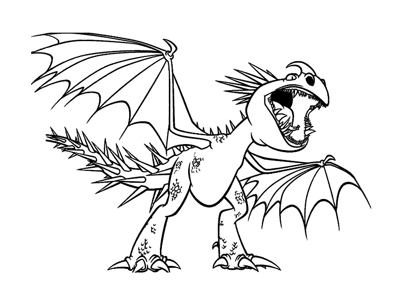Раскраска: дракон (Персонажи) #148428 - Бесплатные раскраски для печати