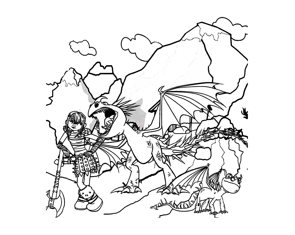 Раскраска: дракон (Персонажи) #148450 - Бесплатные раскраски для печати