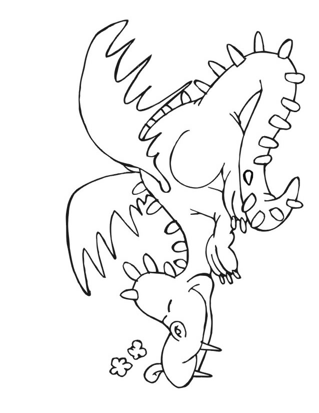 Раскраска: дракон (Персонажи) #148454 - Бесплатные раскраски для печати