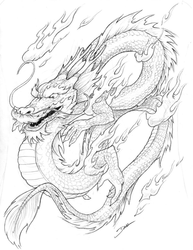 Раскраска: дракон (Персонажи) #148466 - Бесплатные раскраски для печати
