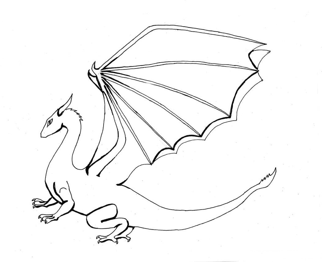 Раскраска: дракон (Персонажи) #148474 - Бесплатные раскраски для печати