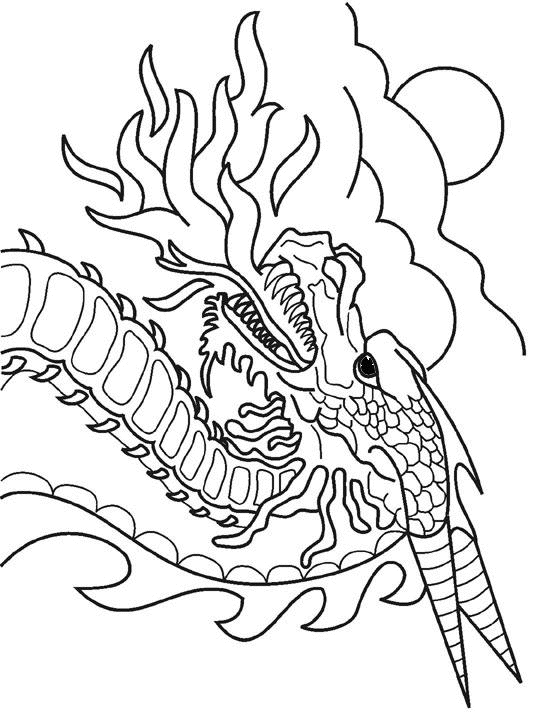 Раскраска: дракон (Персонажи) #148503 - Бесплатные раскраски для печати