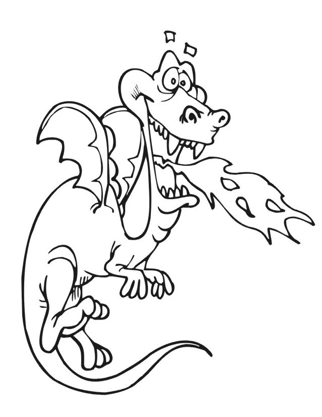 Раскраска: дракон (Персонажи) #148510 - Бесплатные раскраски для печати