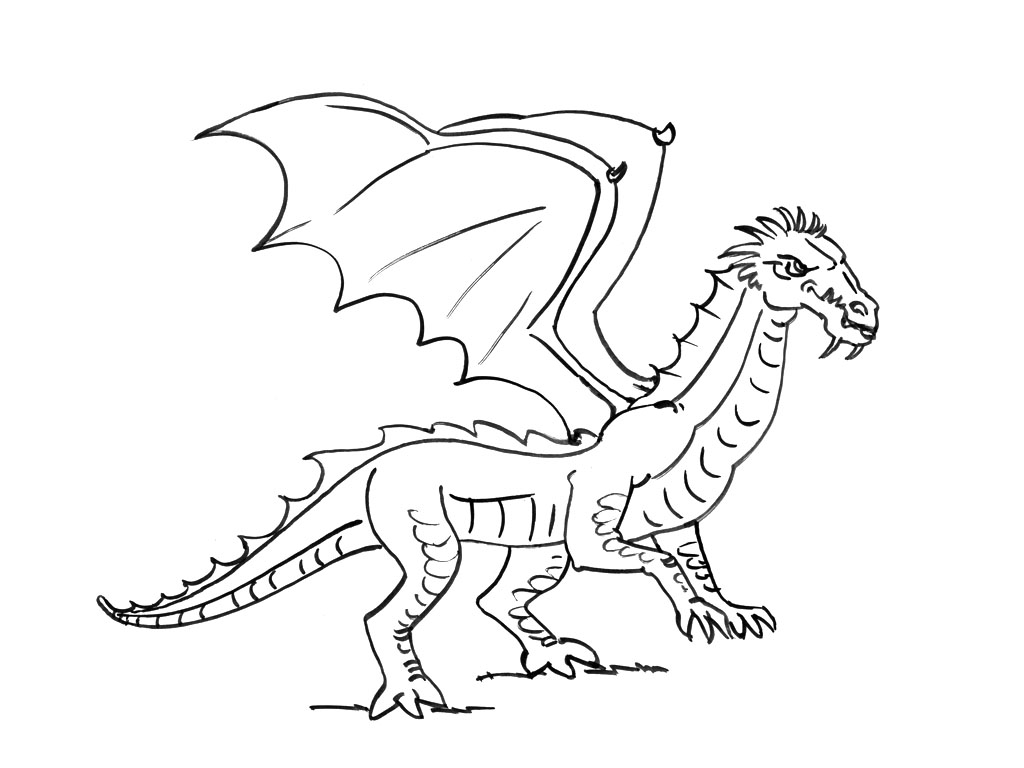 Раскраска: дракон (Персонажи) #148527 - Бесплатные раскраски для печати