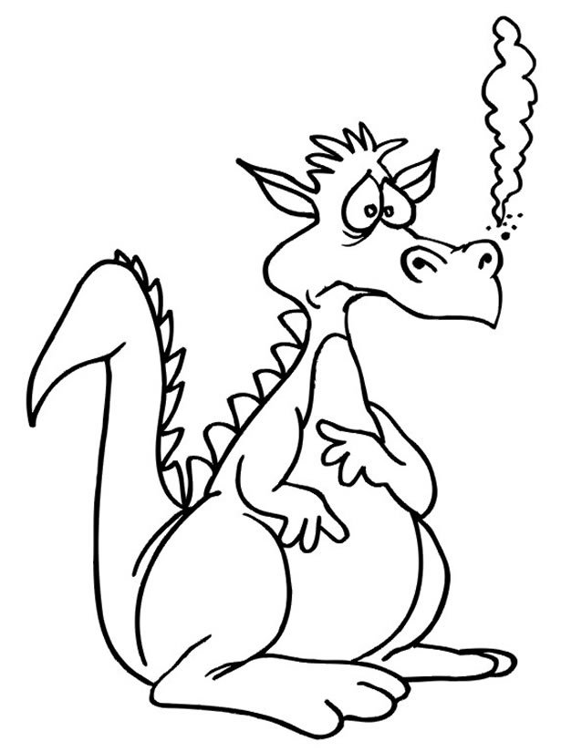 Раскраска: дракон (Персонажи) #148530 - Бесплатные раскраски для печати