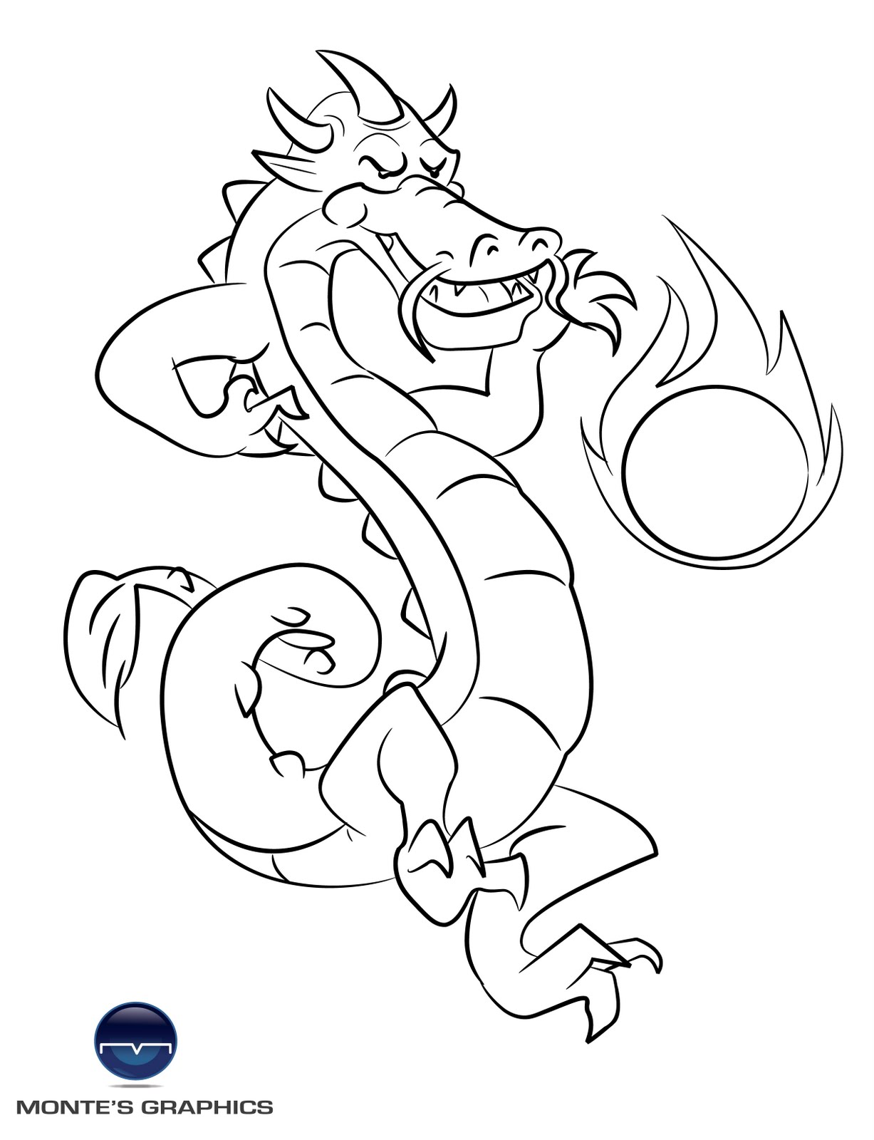 Раскраска: дракон (Персонажи) #148542 - Бесплатные раскраски для печати