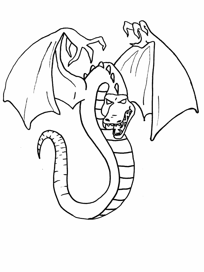 Раскраска: дракон (Персонажи) #148583 - Бесплатные раскраски для печати