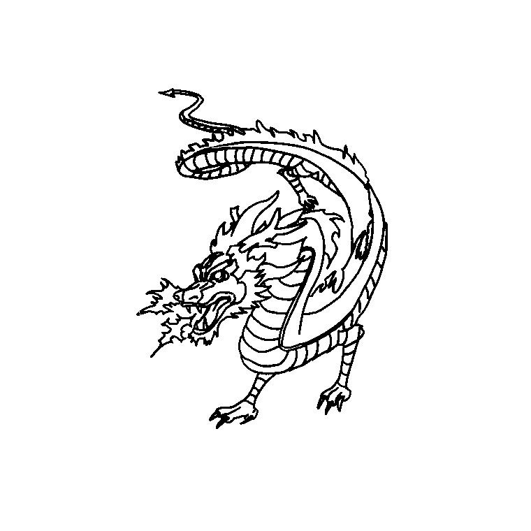 Раскраска: дракон (Персонажи) #148616 - Бесплатные раскраски для печати
