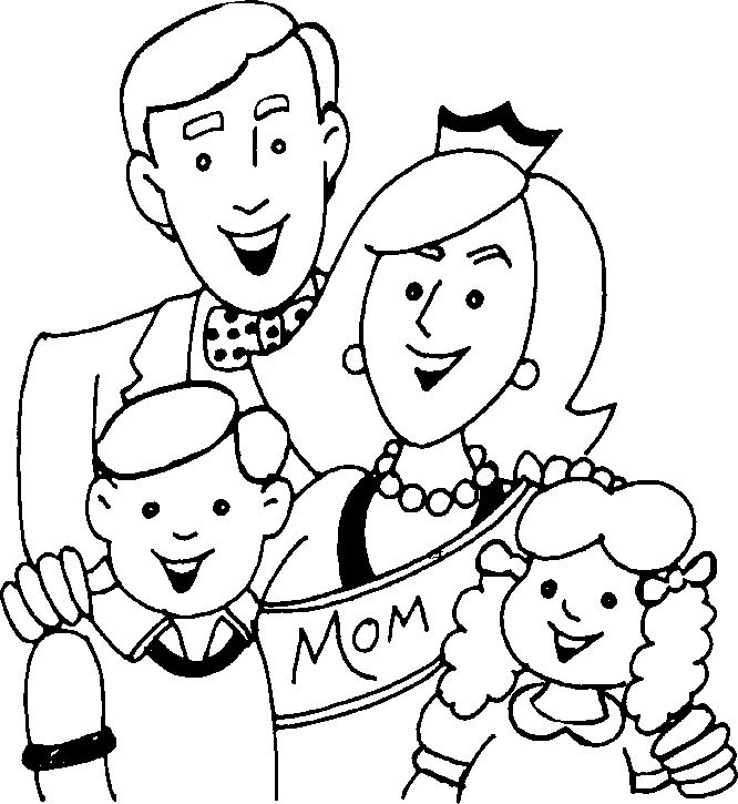 Раскраска: семья (Персонажи) #95092 - Бесплатные раскраски для печати
