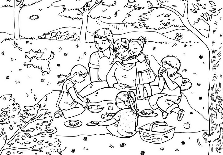 Раскраска: семья (Персонажи) #95103 - Бесплатные раскраски для печати