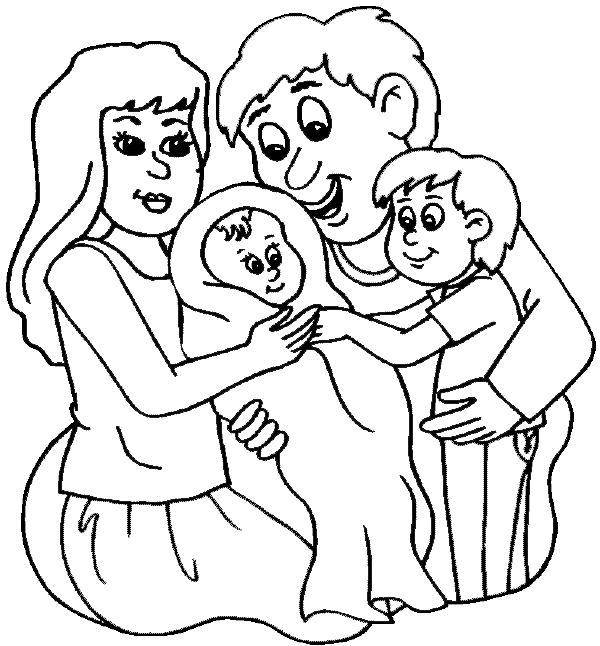 Раскраска: семья (Персонажи) #95117 - Бесплатные раскраски для печати