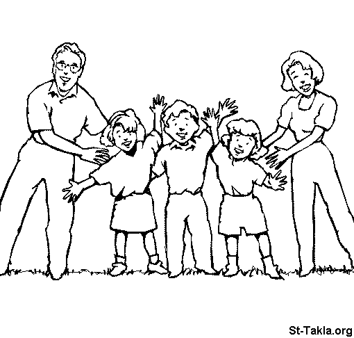 Раскраска: семья (Персонажи) #95132 - Бесплатные раскраски для печати