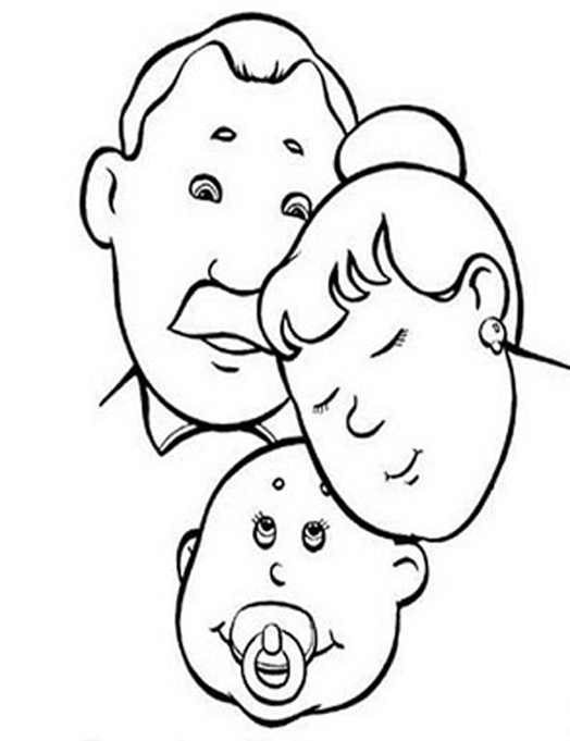 Раскраска: семья (Персонажи) #95222 - Бесплатные раскраски для печати