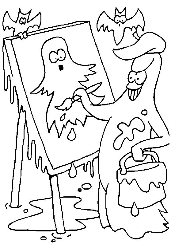 Раскраска: призрак (Персонажи) #95455 - Бесплатные раскраски для печати
