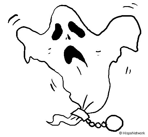 Раскраска: призрак (Персонажи) #95555 - Бесплатные раскраски для печати