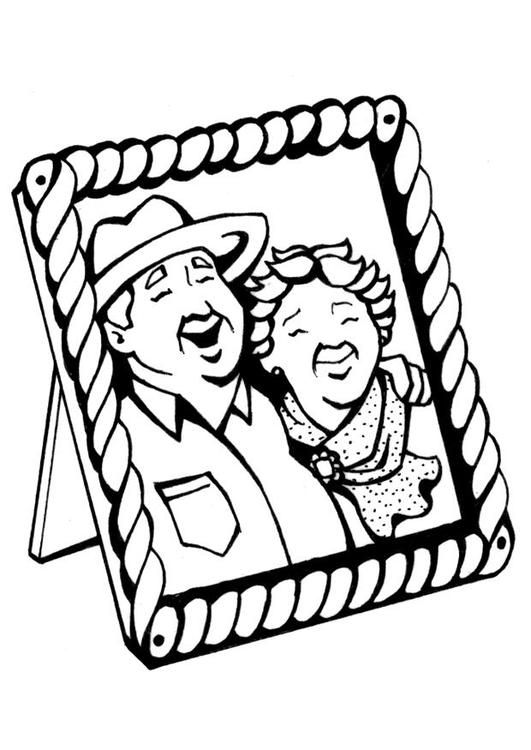 Раскраска: дедушка и бабушка (Персонажи) #150632 - Бесплатные раскраски для печати