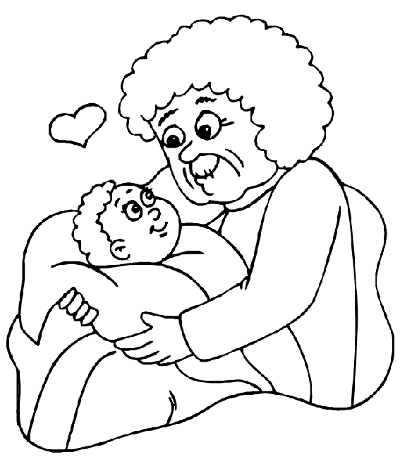 Раскраска: дедушка и бабушка (Персонажи) #150645 - Бесплатные раскраски для печати