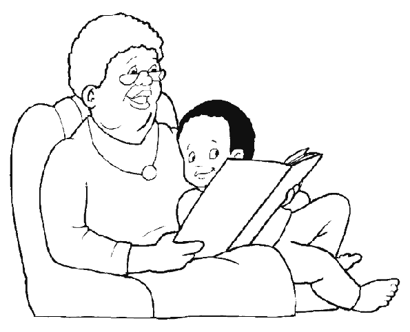 Раскраска: дедушка и бабушка (Персонажи) #150647 - Бесплатные раскраски для печати
