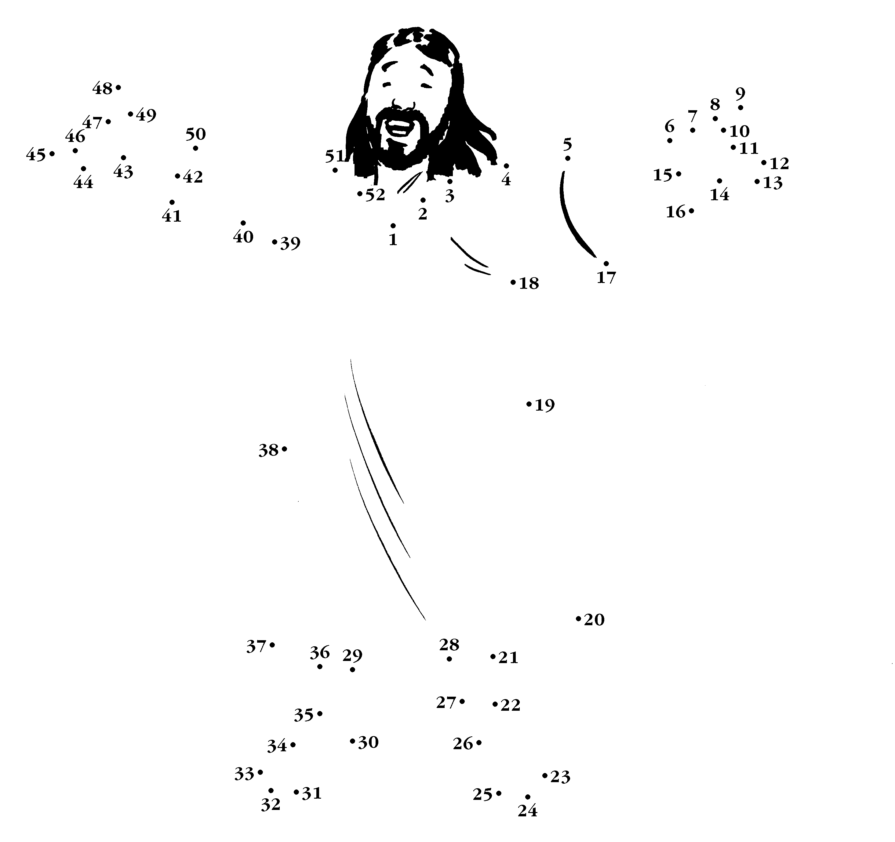 Раскраска: Иисус (Персонажи) #98878 - Бесплатные раскраски для печати
