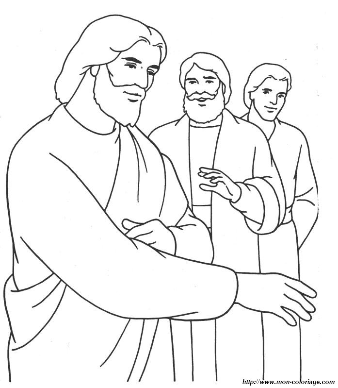 Раскраска: Иисус (Персонажи) #98942 - Бесплатные раскраски для печати
