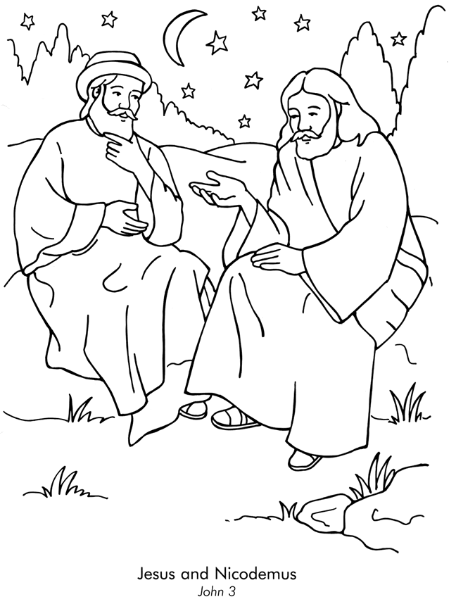 Раскраска: Иисус (Персонажи) #98994 - Бесплатные раскраски для печати