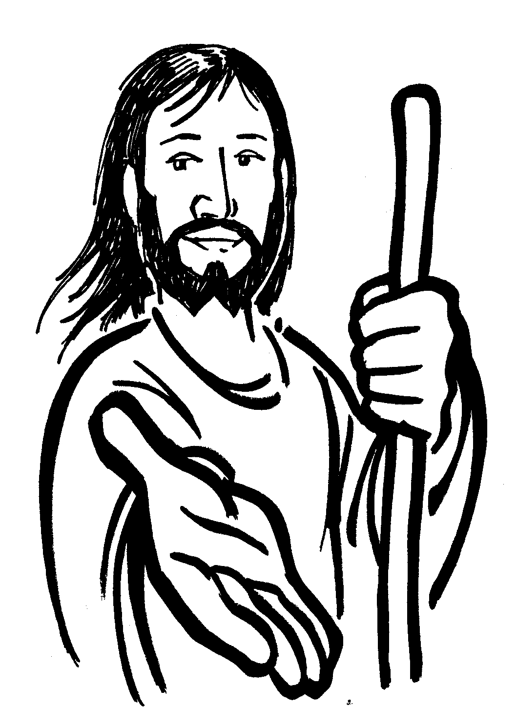 Раскраска: Иисус (Персонажи) #99022 - Бесплатные раскраски для печати