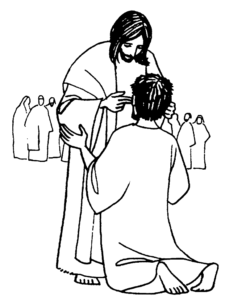 Раскраска: Иисус (Персонажи) #99030 - Бесплатные раскраски для печати