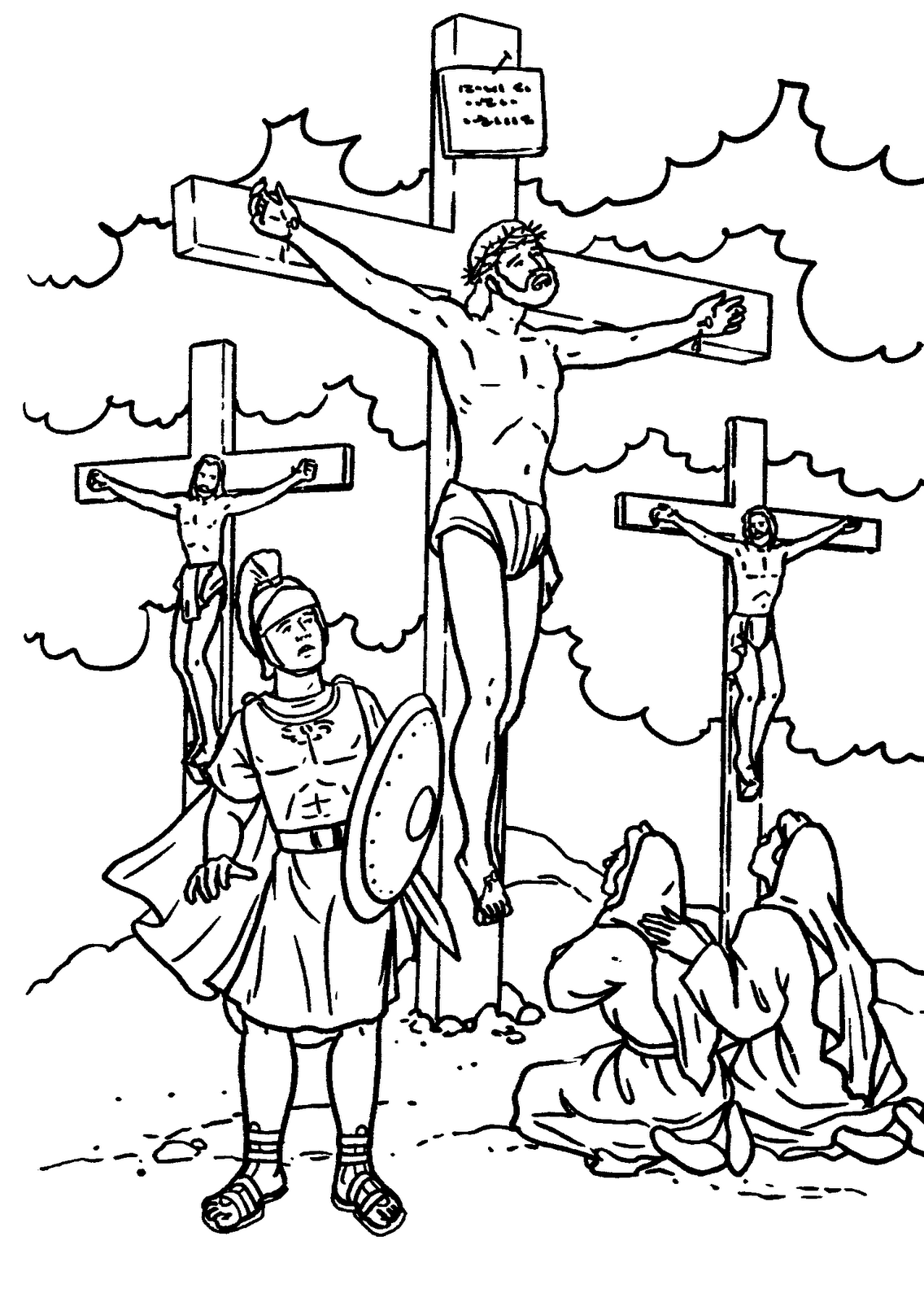 Раскраска: Иисус (Персонажи) #99051 - Бесплатные раскраски для печати