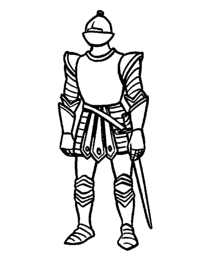 Раскраска: рыцарь (Персонажи) #86959 - Бесплатные раскраски для печати