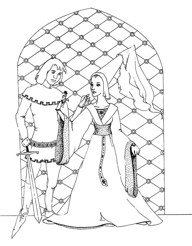 Раскраска: рыцарь (Персонажи) #86998 - Бесплатные раскраски для печати